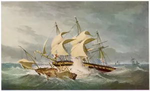 Maritime History England Drucke: Naval Ramming, 1811