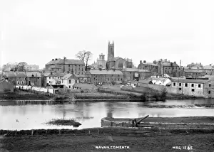 Early 1900s Irish Landscape Drucke: Navan, Co Meath