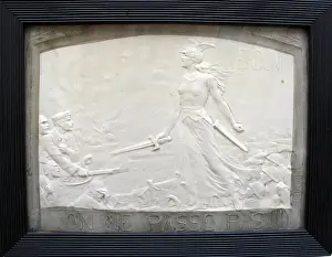 Drucke von Auf keinen Fall! Die Schlacht von Verdun... Louis Octave Mattei, Geboren um 1880. Französischer Bildhauer und Schneidmeister von Medaillen Schlacht Von Verdun Drucke: Auf keinen Fall Die Schlacht um Verdun