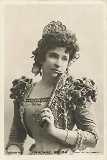Famous Female Singers Drucke: Nellie Melba / 1904
