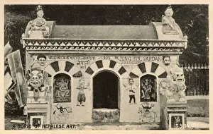 Jung Drucke: Nepalesische Kunstcuriosum – gemacht von Jung Bir, Sardar