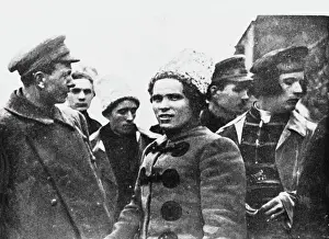 Drucke von Der Anarchistenführer, der Partisanengruppen organisierte, um die Revolutionäre insurgentische Armee der Ukraina zu bilden Ukraine Drucke: Nester Makhnon