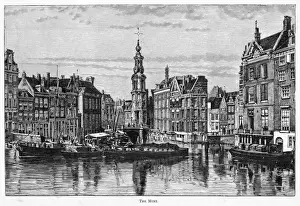 Netherlands Historical Landmarks Drucke: Netherlands Amsterdam