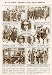 Aktion gegen Kommunisten - Acht Führer verhaftet, Datum: 1925