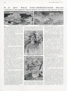 Drucke von Ist es Kunst? Was bedeutet Post-Impressionismus - Eine Kritik der Ausstellung, die die Stadt in die Grafton-Galerie zieht'. (Von oben links). St Henri Matisse Drucke: Ist es Kunst? Was Post-Impressionismus bedeutet.