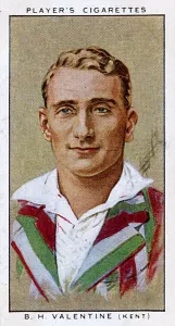 B.H. Valentine, Cricketspieler aus dem Grafschaft Kent