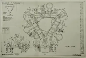 Zeichnungen Drucke: Napier und Sohn - Deltic