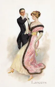 Elegant Couple Dancing Drucke: Dancing