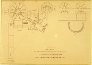 Rudolfschienenfahrgeschossmaschine von der Raketenlokomotiv-Maschine, 1829