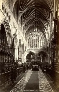 Exeter Kathedrale, Devon, Innenansicht