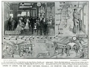 Erweiterung der Untergrundbahn von London, 1906