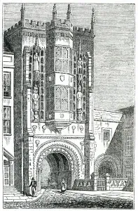 Tür zu einem Kloster, Bristol