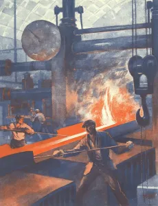Industrie, Eisenhüttenwerk