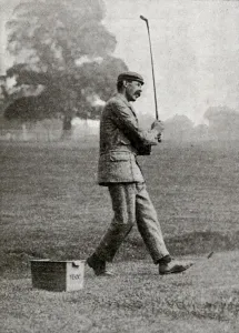 James Braid Golfer Drucke: James Braid at the Tooting Tournament