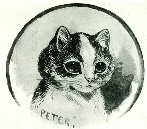 Die Katze von Peter, von Louis Wain