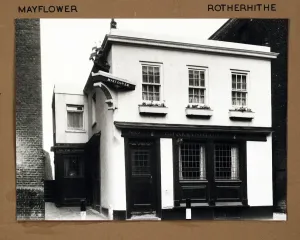Fotografie von der Mayflower PH, Rotherhithe, London