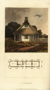 Entwurf und Höhe eines Regency-Hauses