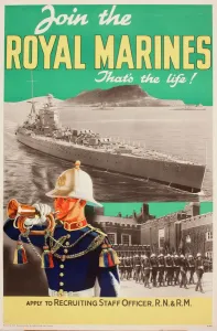 Rekrutierungsplakatt, Royal Marine