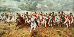 Schotten-Grayen laden sich zum Schlachtfeld von Waterloo an