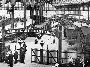 Brighton Und Hove Drucke: BRIGHTON – ZENTRALE BAHNHOFSTATION