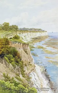 Malerei Drucke: Felsen an der Pegwells Bucht nahe Ramsgate im Graafschaft Kent