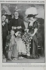 Die Herzogin von Marlborough öffnet einen niederländischen Volksfest