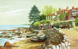 Malerei Drucke: Meeresblick, Isle of Wight