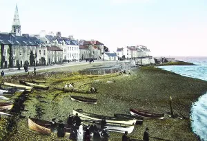 Warrenpoint im Graubergreisland Nordirlands ist ein Ort in der Grafschaft Down gehalten und hat eine Handfarbe