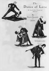 Jazz Age Entertainment Drucke: A visual representation of a version of the famous Apache dance