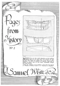 British Shipbuilding History Drucke: Samuel White Marine Craft