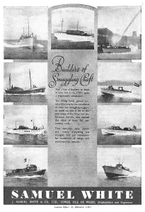 British Shipbuilding History Drucke: Samuel White Marine Craft