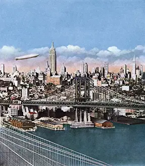 Neues New Yorker Stadtbild / Manhattans, 1935