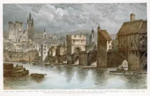 Nordirland Drucke: Neustadter Brücke - Alt