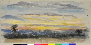 James Moore Artwork For Sale Drucke: Newcastle Sunset Study