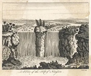 Niagara Falls Drucke: Niagara Falls / 1733