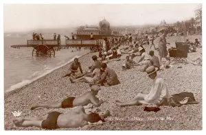 Schöne Strandkarte / 1920