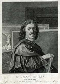 Drucke von Nikolaus Poussin französischer Maler, Meister der klassischen Schule, malte hauptsächlich in Rom, bekannt für mythische und schriftliche Themen Datum: 1594-1665 Nicolas Poussin Drucke: Nikolaus von Poussin