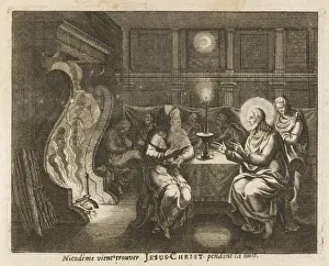 Historical Jesus Images Drucke: Nicodemus and Jesus