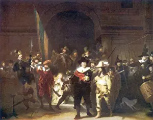 Drucke von Die Nachtwache von Rembrandt van Rijn, Amsterdam Rembrandt Drucke: Nachtwache / Amsterdam