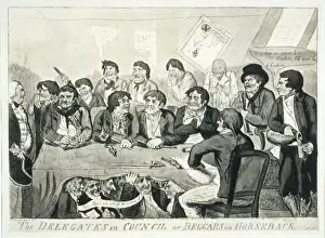 Cruikshank Illustrations Drucke: Nore Mutiny / Cruikshank