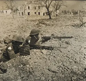 Drucke von Fotografie: Normandie: Die Verteidigung von Troarn Schlacht In Der Normandie (D-Day) Drucke: Die Eroberung von Normandie : Die Vorgänge in Troarn