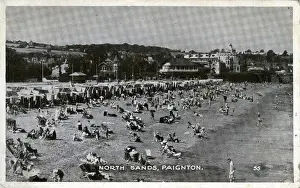 Devon England History Drucke: North Sands, Paignton, Devon