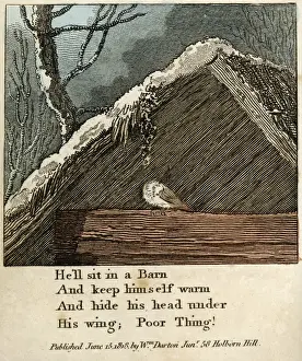 Nursery Rhyme Illustrations Drucke: North Wind Doth Blow