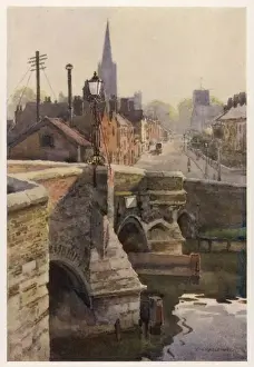 Historical Bridges England Drucke: Norwich Bridge