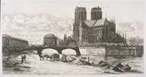 Iconic European Landmarks Drucke: NOTRE-DAME