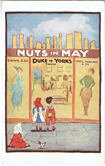 Vintage Theatre Postcard Drucke: Nuts in May adapted by E Lawrence Prentice