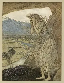 Ancient Greek Mythology Prints Drucke: NYMPH ECHO