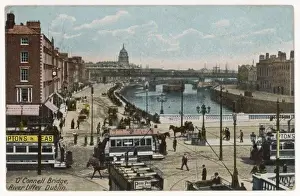 Dublin Cityscape Photography Drucke: O connell Bridge / Dublin