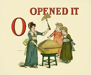 Drucke von Es ist geöffnet worden Kate Greenaway Drucke: Es ist geöffnet worden