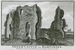 Old English Castles Drucke: Odiham Castle